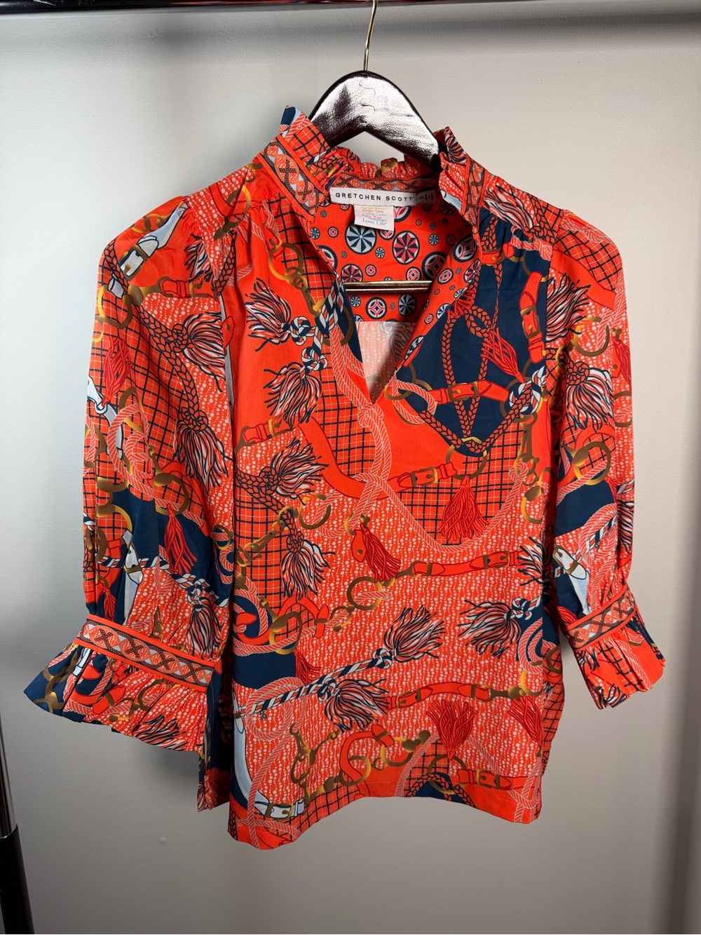 Gretchen Scott Ruffleneck Tunic - Ditto